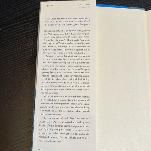 James Patterson - Four Blind Mice - Picture 4 of 4